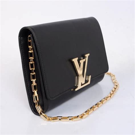 louis vuitton black clutch purse